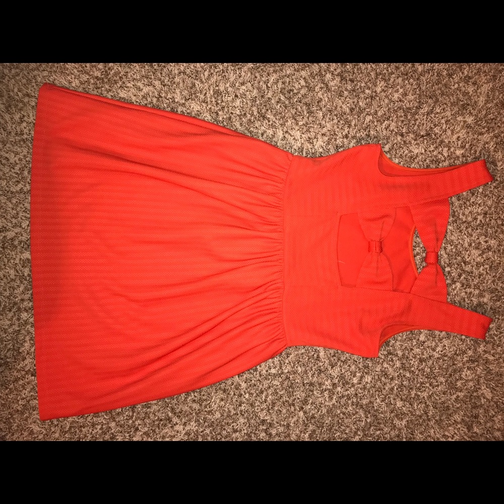 Orange dress